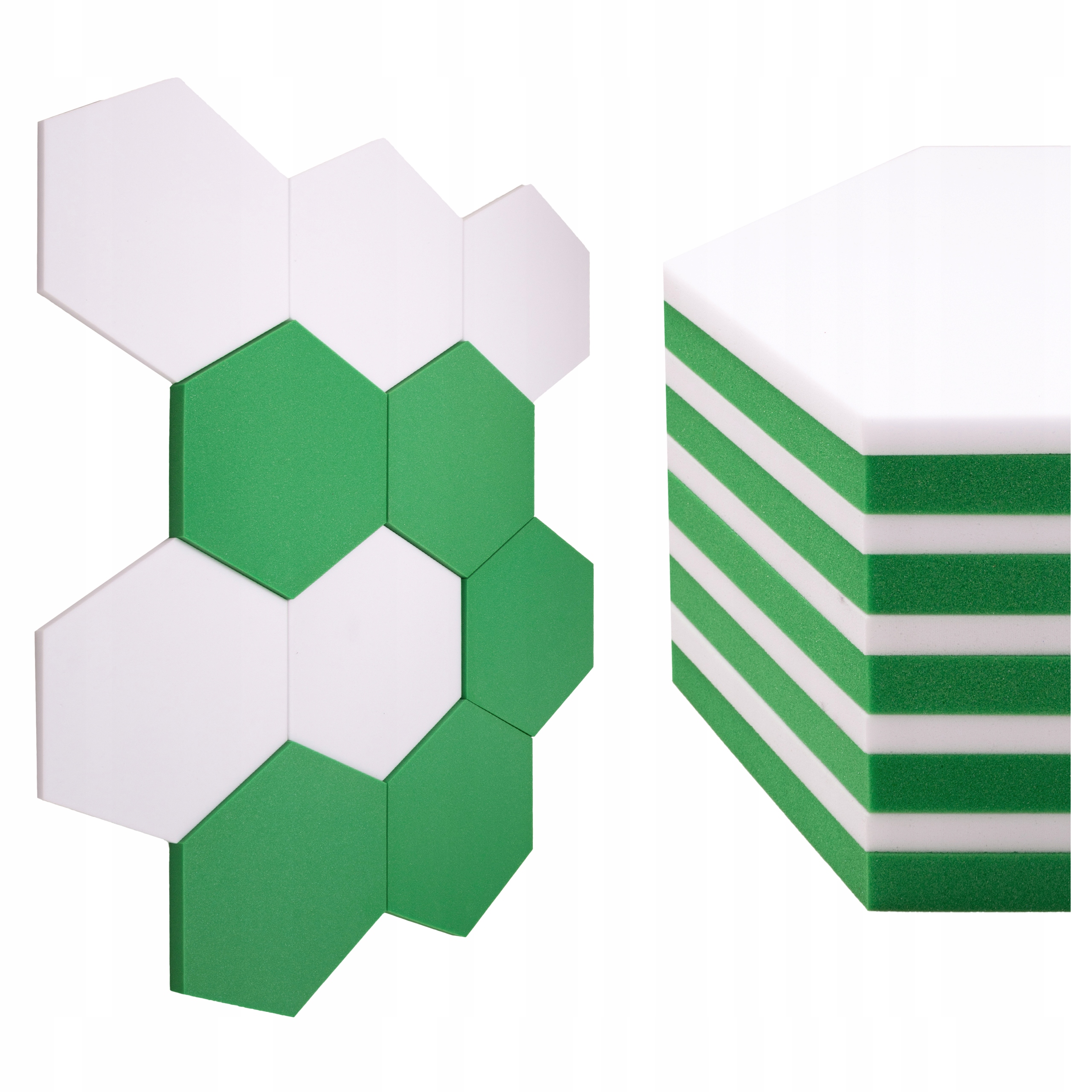 Šesťuholníková akustická rohož s kazetovým stenovým panelom na usporiadanie interiéru