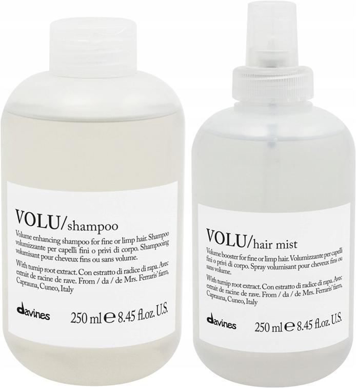 davines Volu šampon 250 ml ve spreji kondicionér 250 ml pro objem vlasů