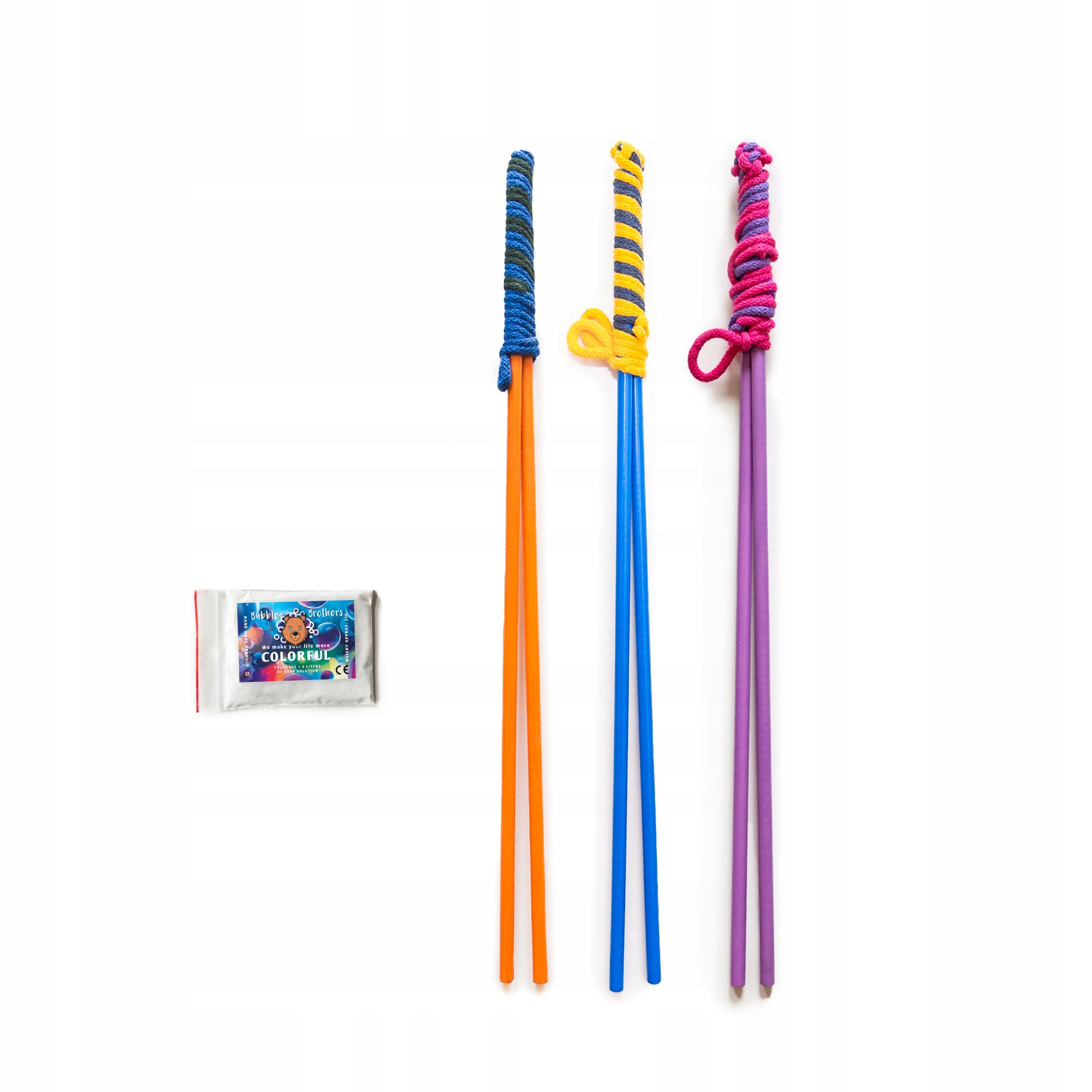 

Zestaw do baniek mydlanych 3 x kijki 5 litrów