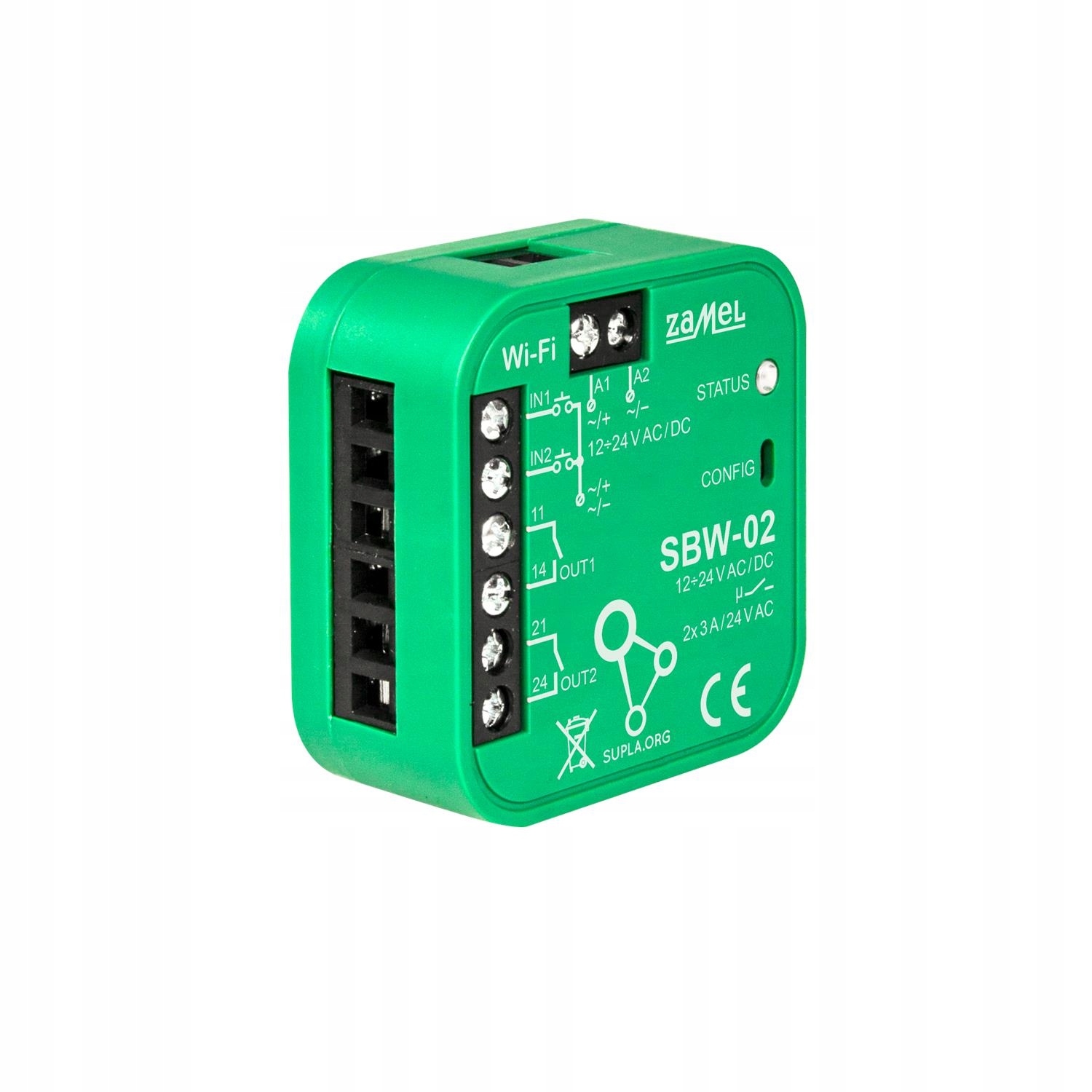 Moduł sterowania bramami WiFi SUPLA SBW-02 inteligentny dom smart home Marka Zamel