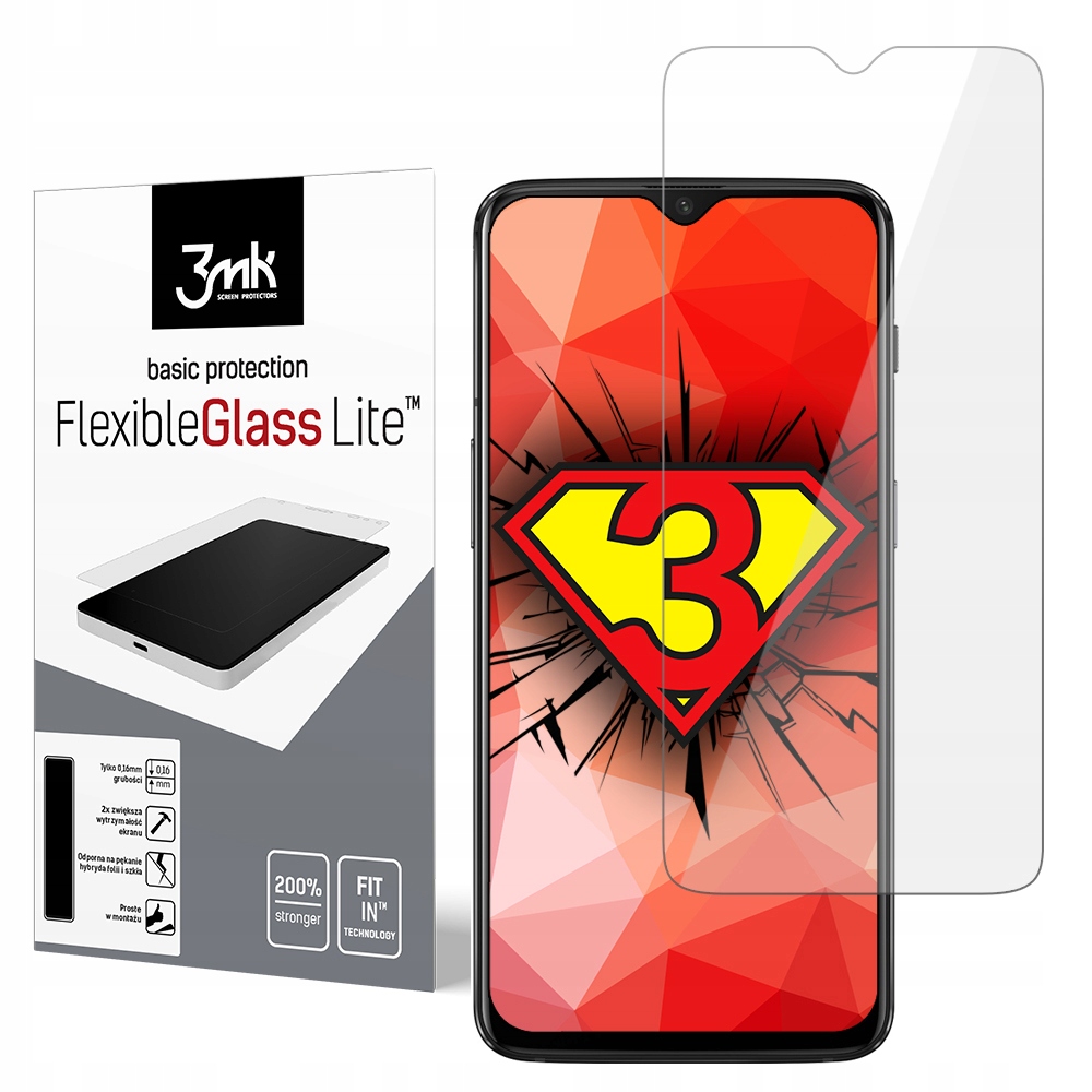 

OnePlus 6T ----- szkło 3mk ---- FlexibleGlass Lite