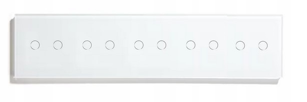 Dotykový Spínač Svetla Veľký Wifi 10 Tlačidiel Sklo Tuya Smart Life