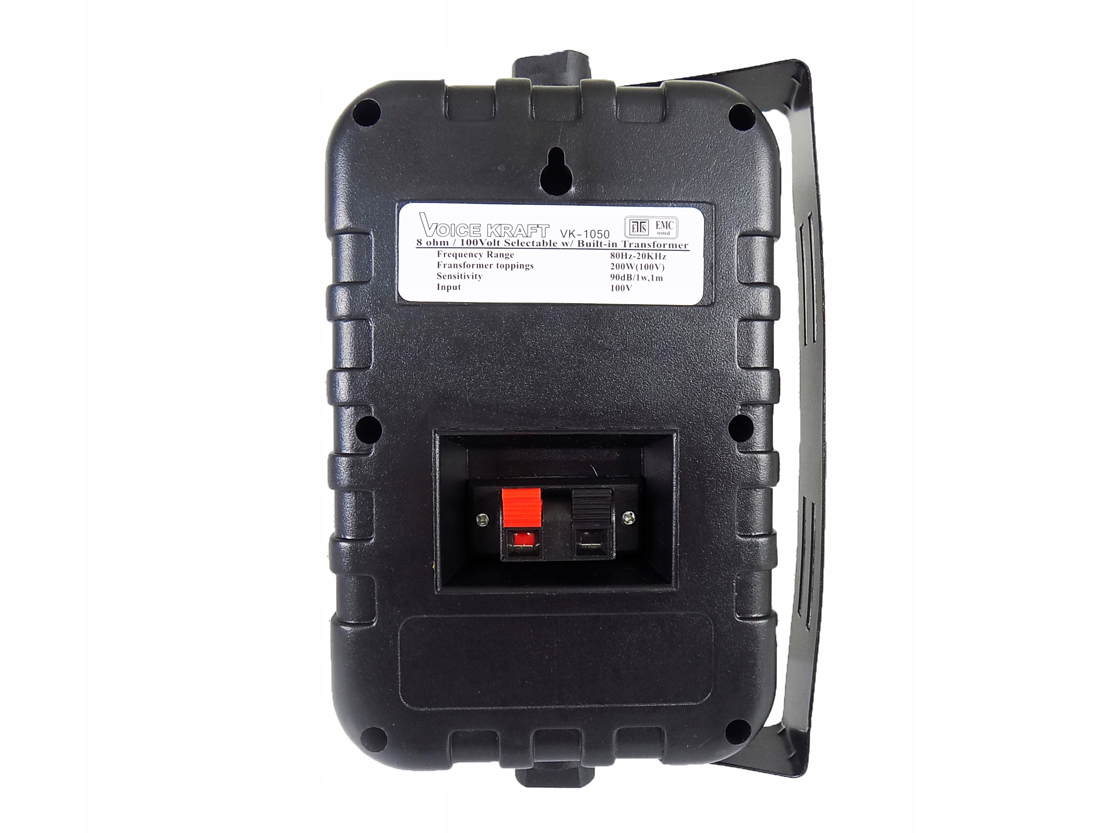 4 KOLUMNY NAŚCIENNE PODWIESZANE SUFITOWE + WZMACNIACZ MP3 USB RADIO AUX Impedancja znamionowa 100 Ω