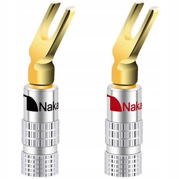 NAKAMICHI Kabel głośnikowy 2x2,5 igła widły 0,5m Liczba żył 2