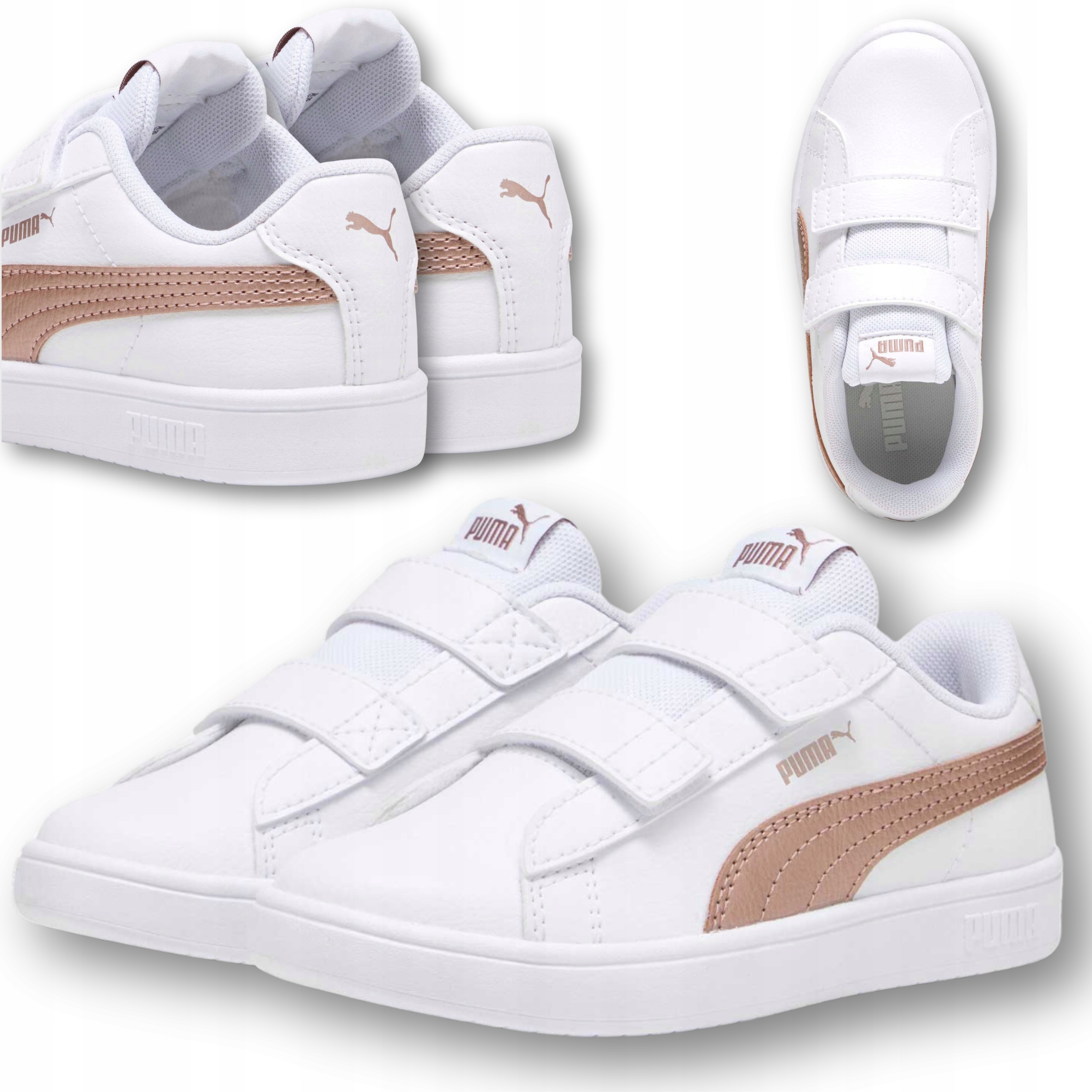 Puma Rickie Classic V Ps Buty Sportowe Dziewczęce Zapinane Na Rzepkę 394253