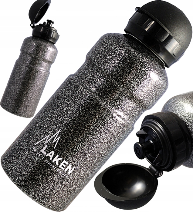 

Bidon rowerowy sportowy Aluminiowy Laken 600 ml