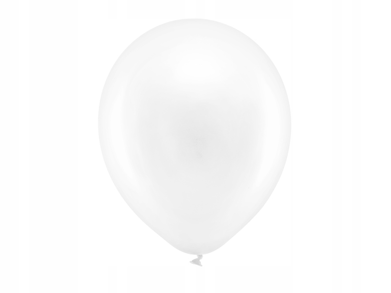 

Balony 30cm metalizowane, białe metaliczne