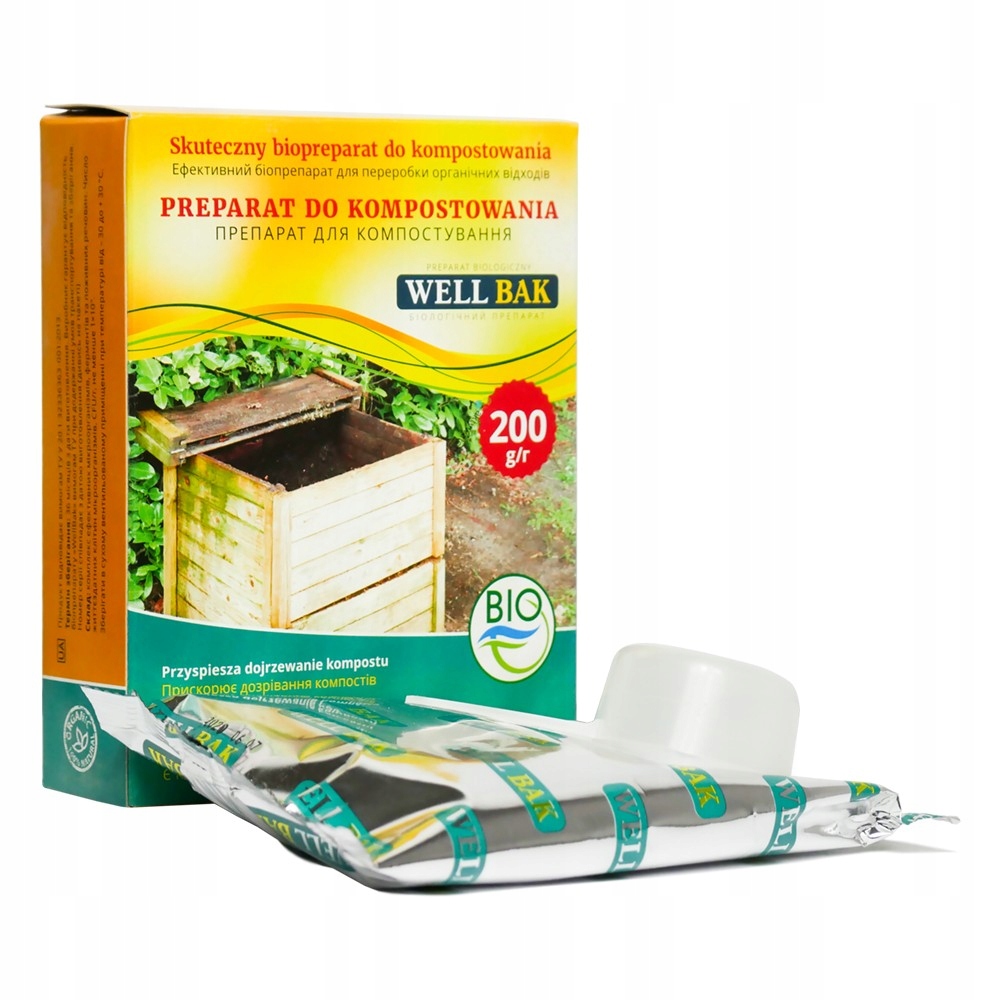 

Wellbak Bakterie do kompostu Szybkie Kompostowanie