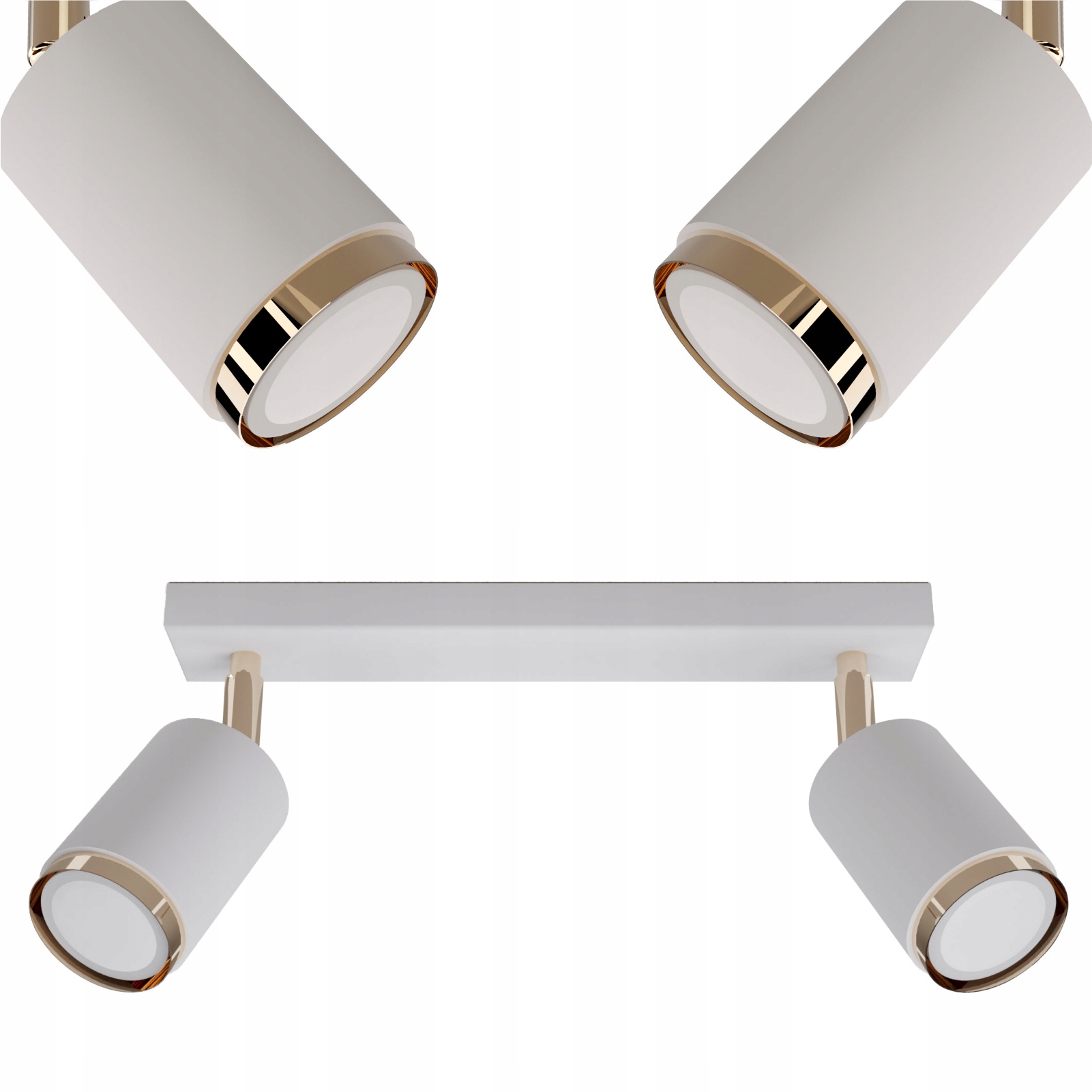 Závěsná lampa Lustr Stropní Svítidlo Tuba Metal Led 2x GU10 Moderní stropní lampa