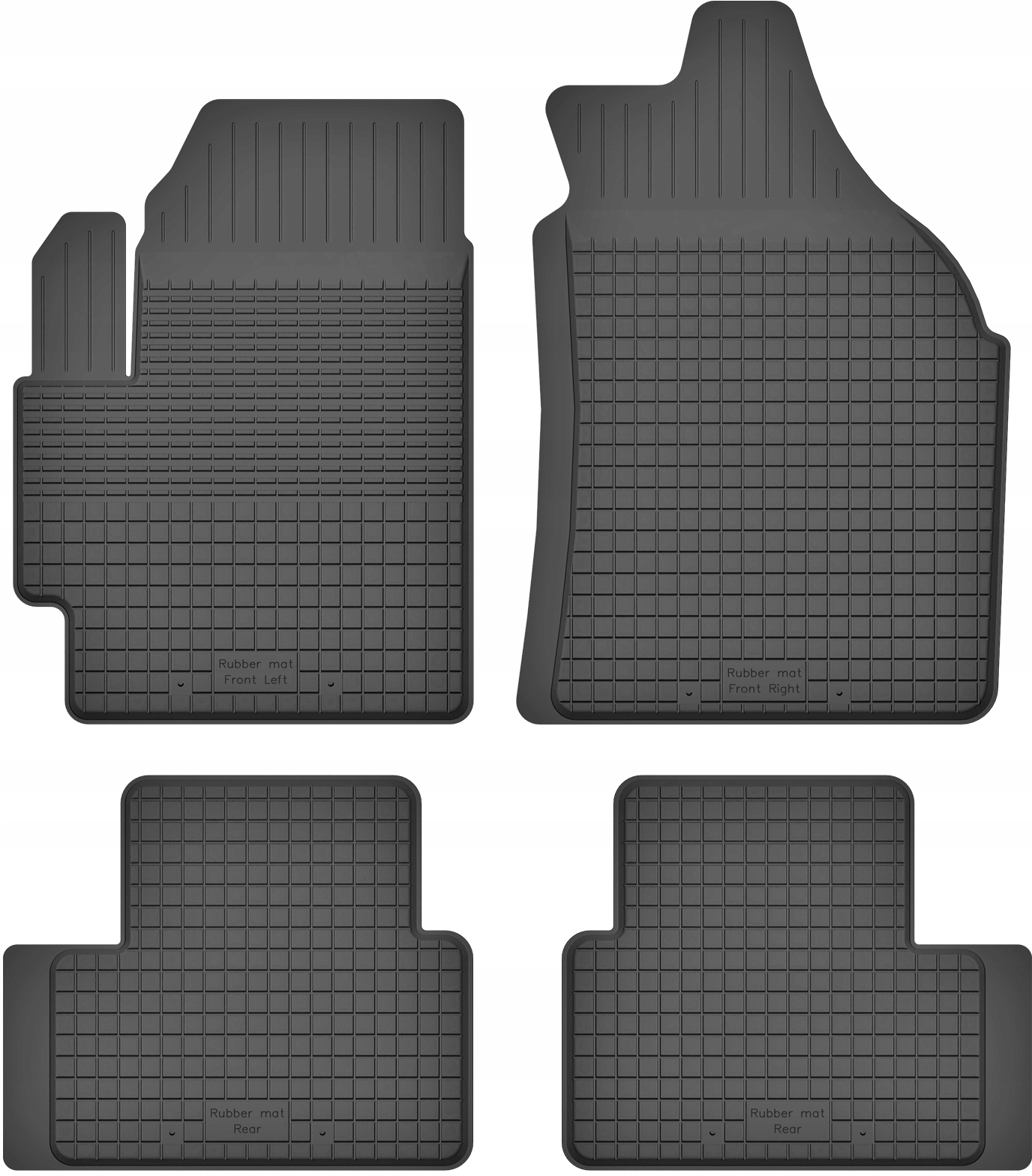 

Dywaniki gumowe wycieraczki do Daewoo Matiz 98-04