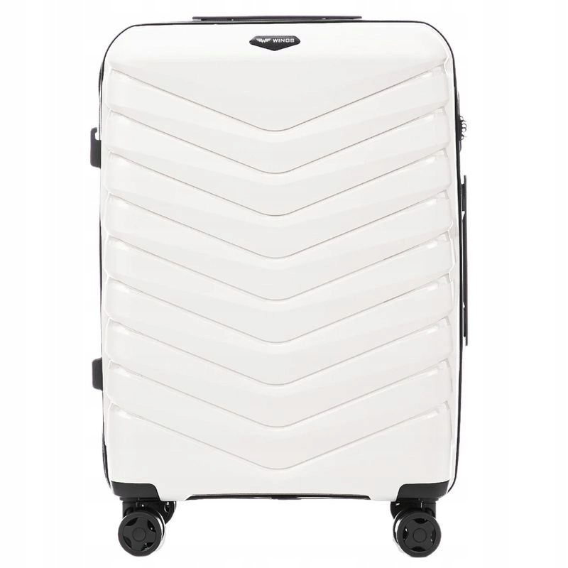 Walizka Średnia Wings Polipropylen Phoenix 24" 63L White