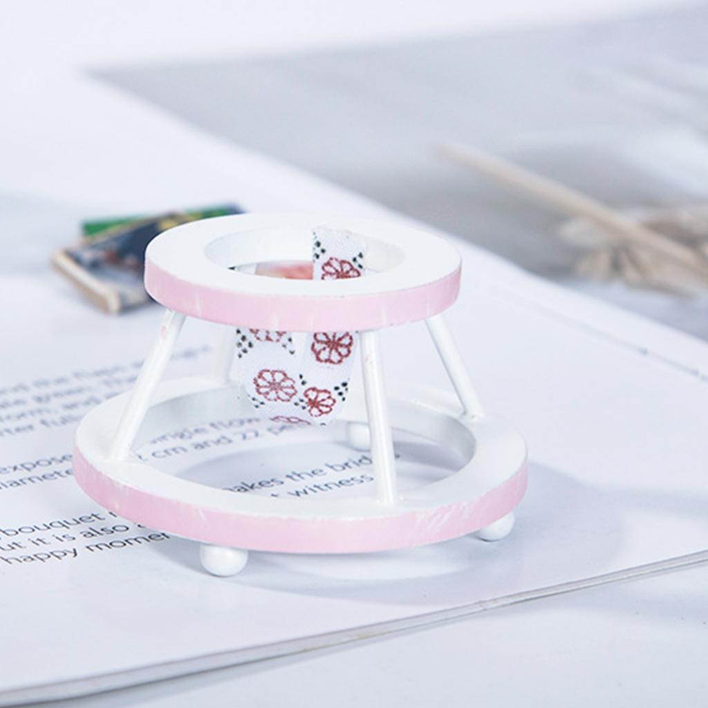 Chodzik do domku dla lalek Śliczny 1:12 Domek dla lalek Różowy Marka bez marki