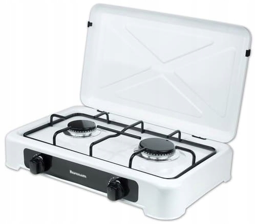 2-plotýnkový plynový vařič Ravanson K-02T