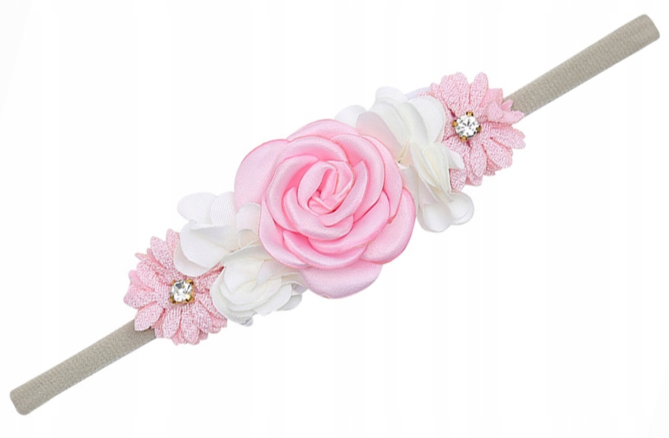 Opaska na głowę dla niemowląt mini wianek