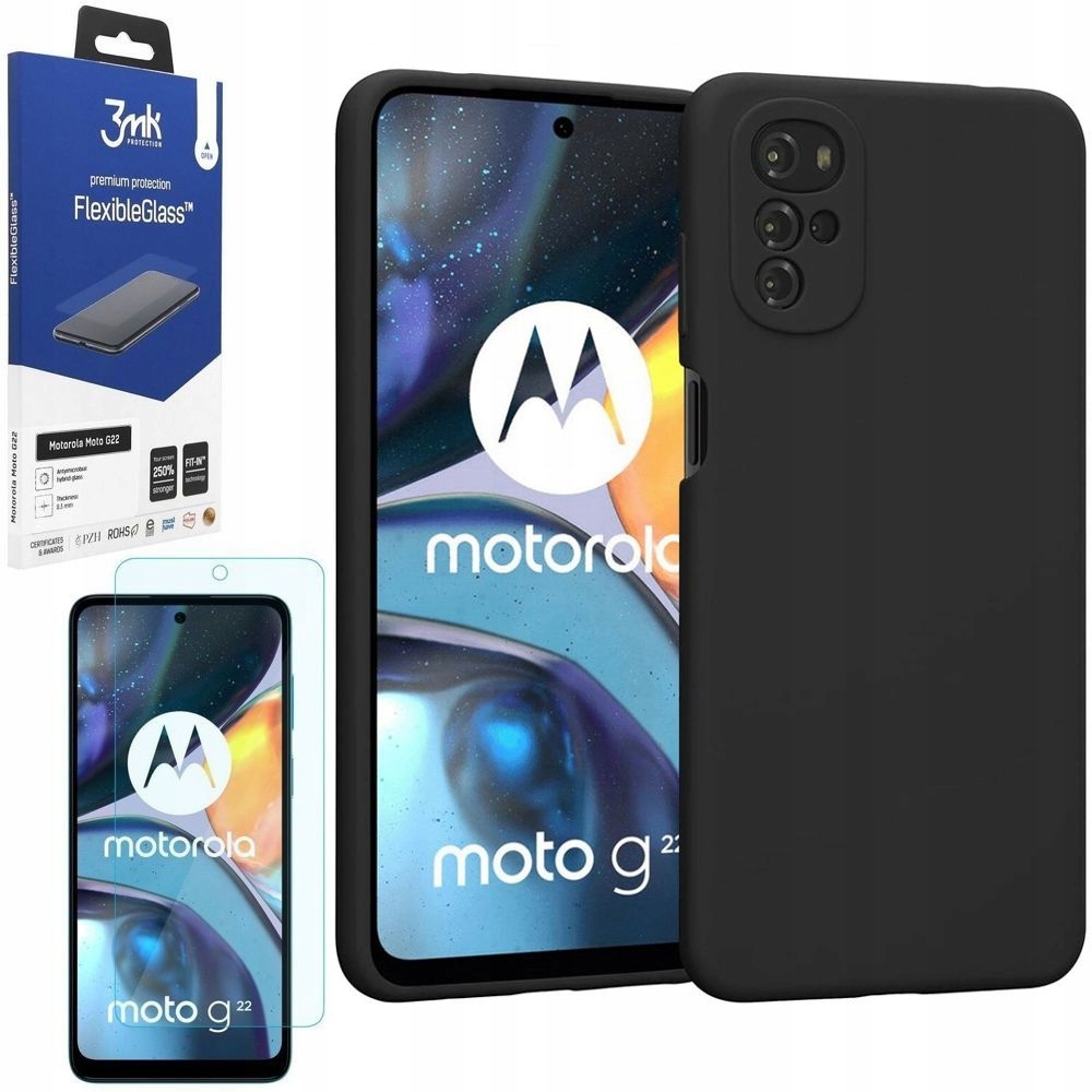 

Etui Szkło 3mk do Motorola Moto G22, Silikonowe