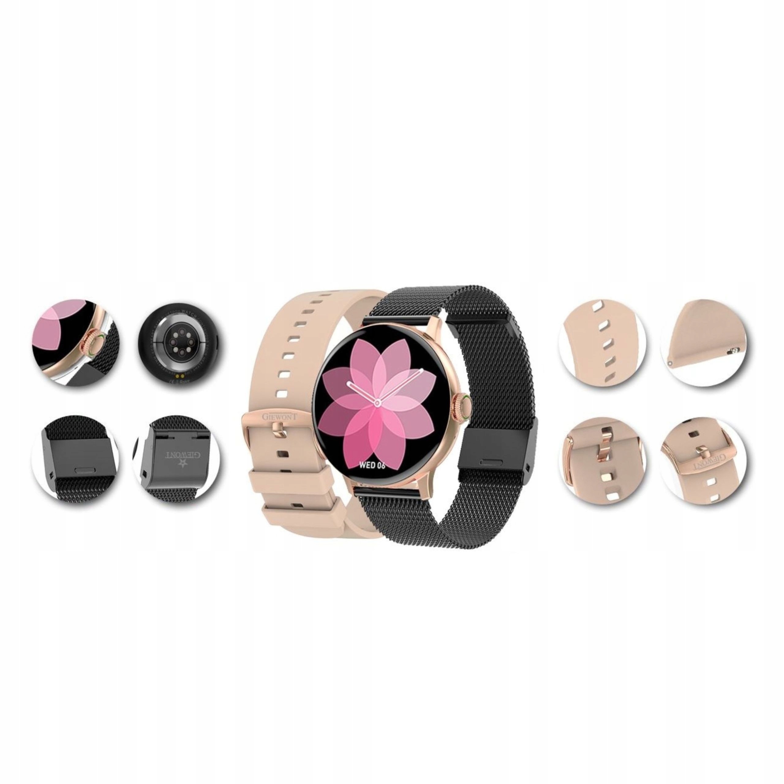 Smartwatch Giewont GW330 różowy