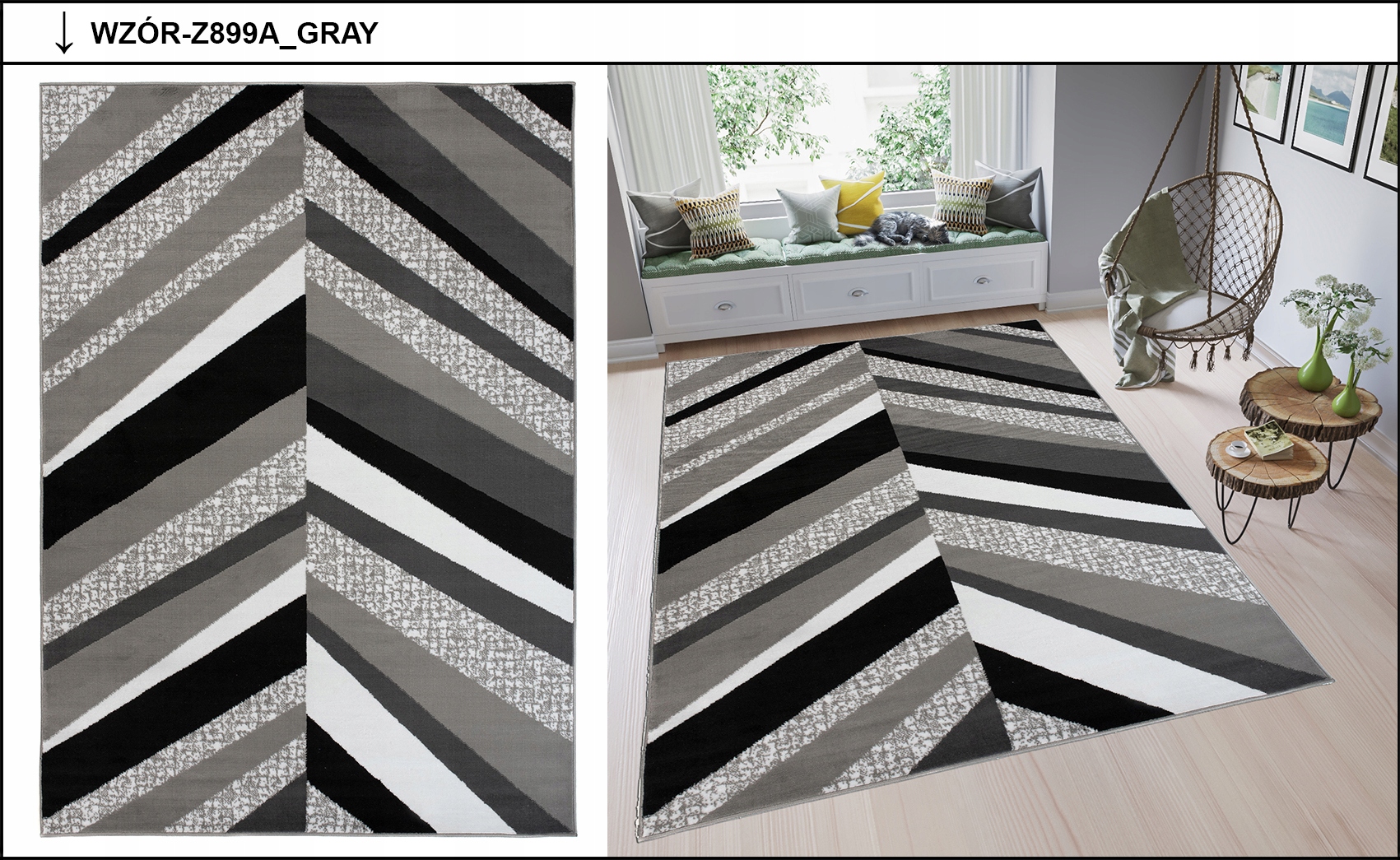 DYWAN KOLOROWY 160x230 MODNY BCF RÓŻNE WZORY Wzór geometryczny