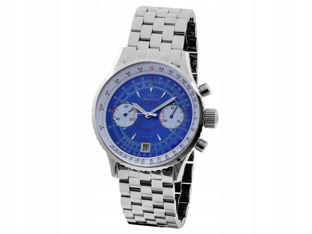 Hodinky Poljot Chronograph Blue Angels Blue B