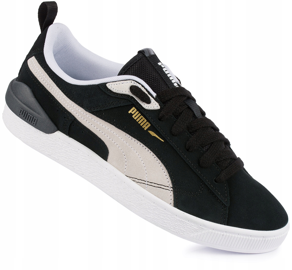 Puma pánské sportovní boty Suede Bloc černé pánské kožené tenisky velikost 42