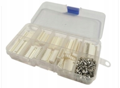 Zestaw złącz Xh raster 2.54mm wtyki gniazda 6 10 Pin