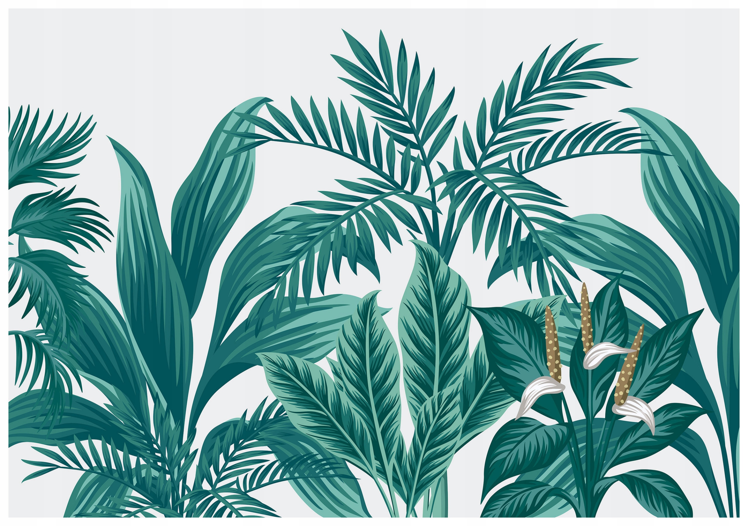 Fototapeta flizelina Listy Palmy Tropická svěžest přírody 368x254 lepidlo