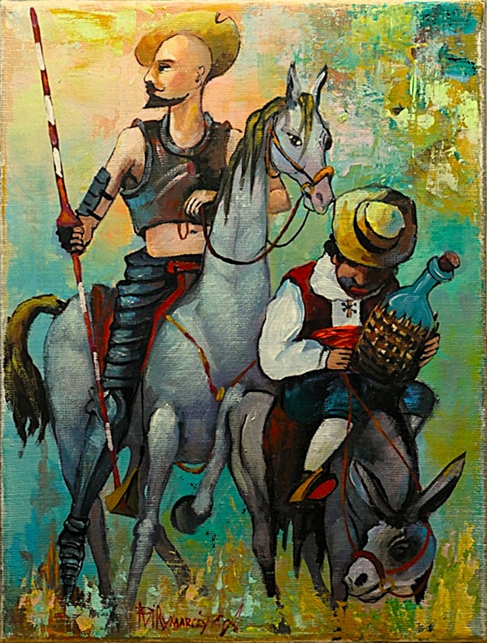 Rymarczyk DON KICHOT obraz olejny