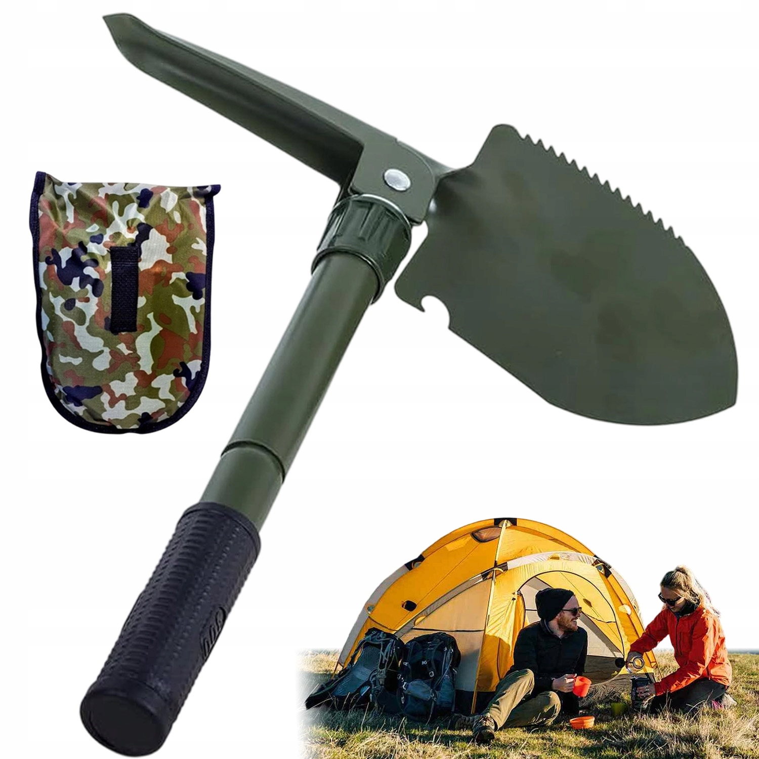 Saperka Składana Wojskowa Wielofunkcyjna Survival Bushcraft Polowa