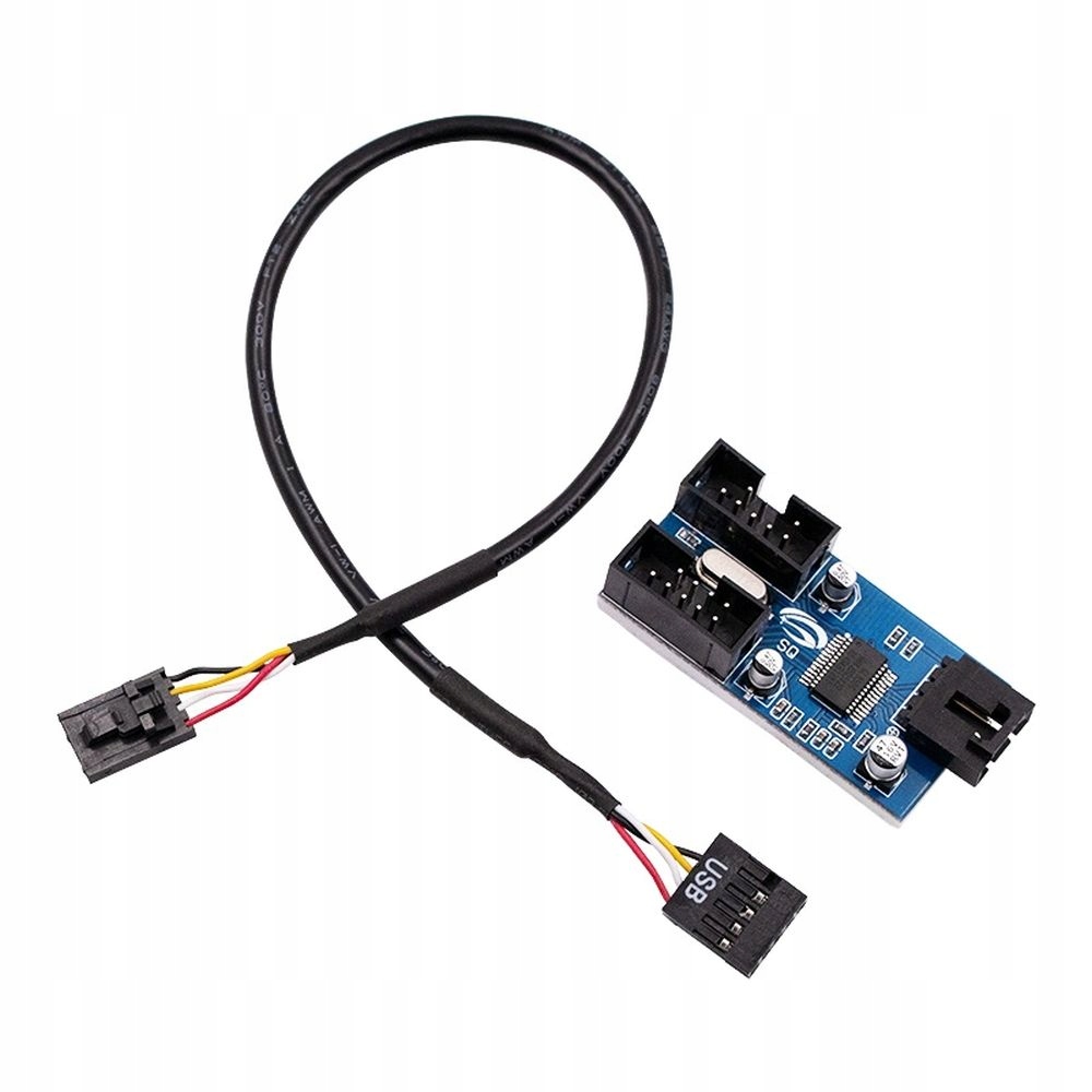 

Hub Rozdzielacz Splitter Usb 2.0 9 Pin na 2x 9 Pin