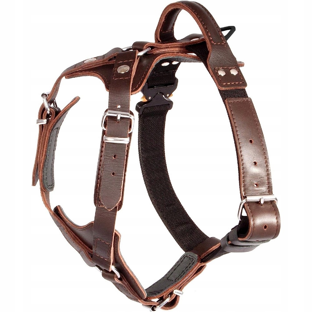 Levně Dingo Gear Postroj Amos Cobra System Brown XL