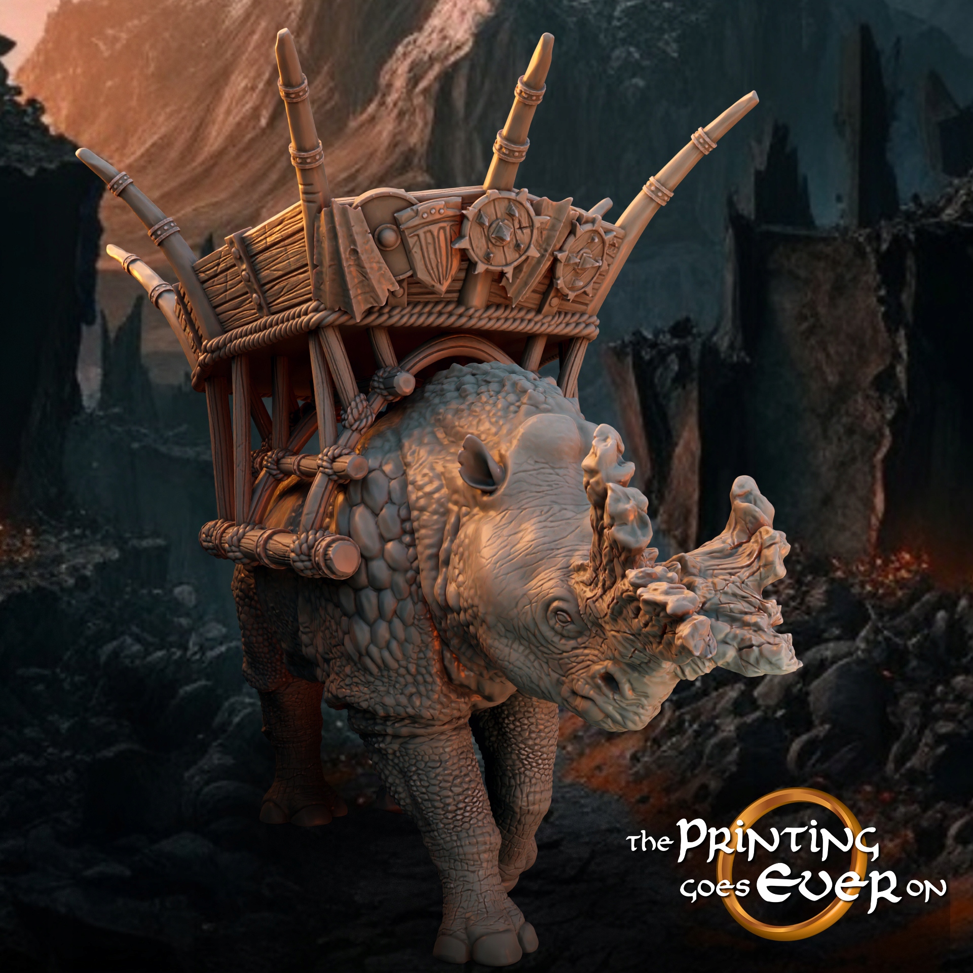 Horned Beast of Groz A The Printing Goes Ever On