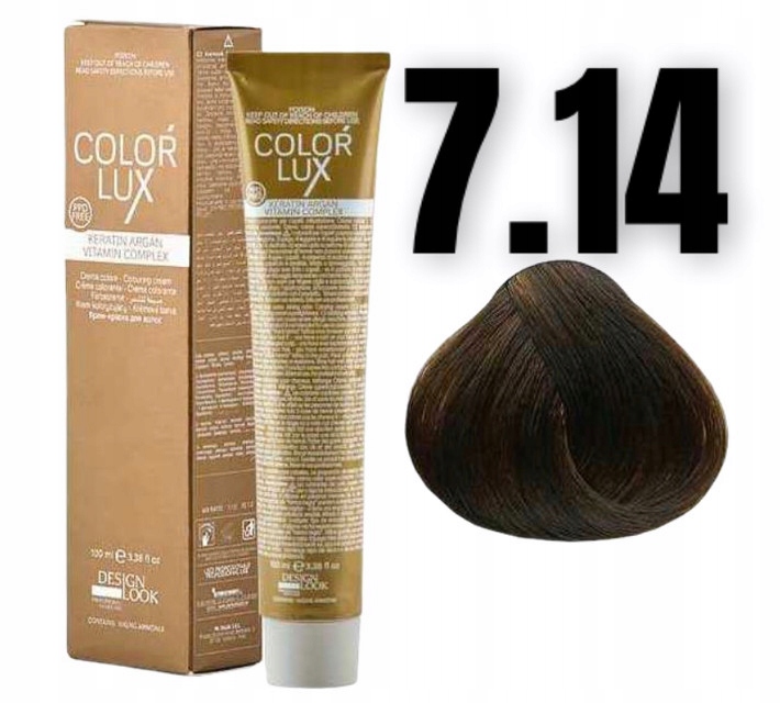

Design Look Color Lux 100ml farba do włosów 7.14