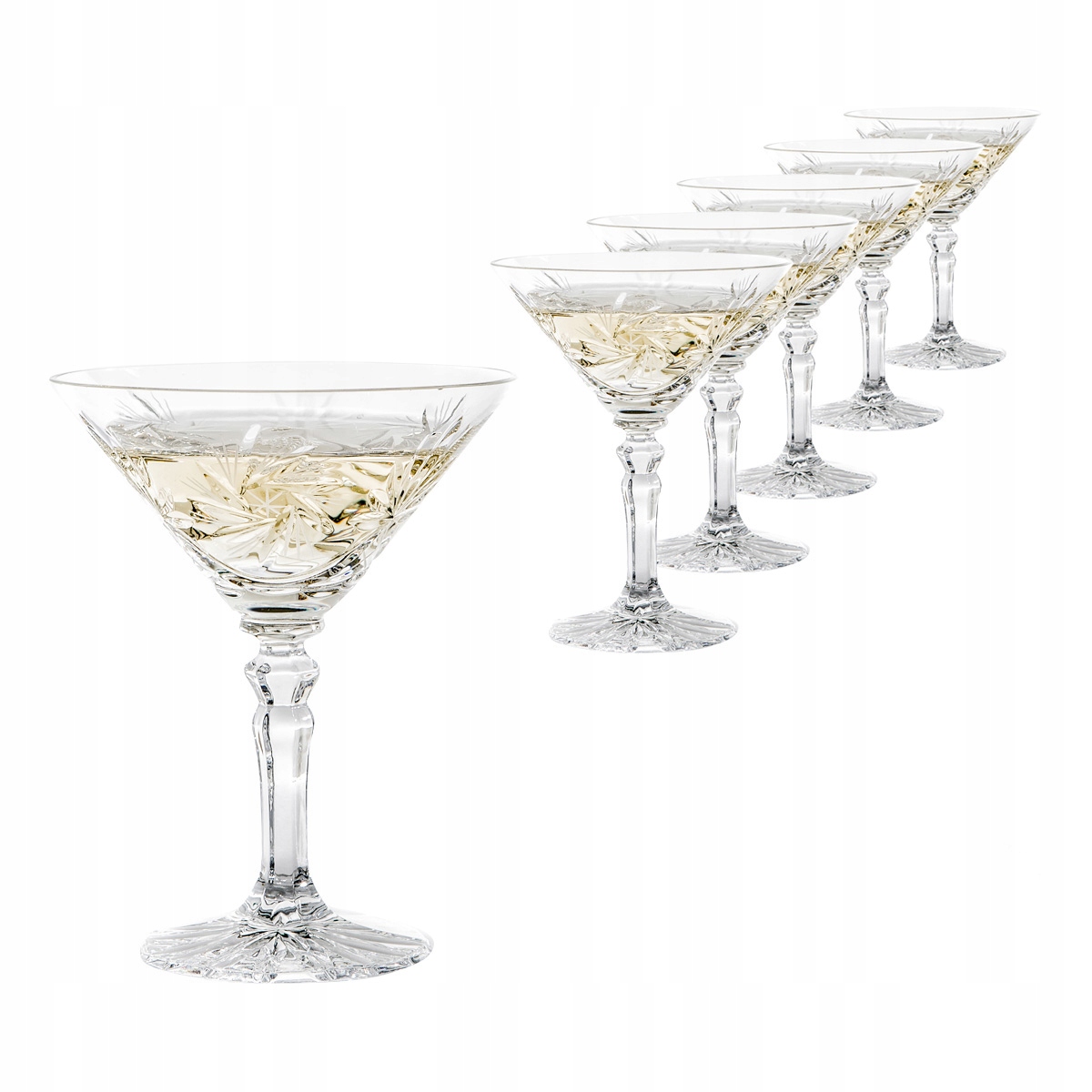 

Kryształowe kieliszki do martini 6szt. mł/b