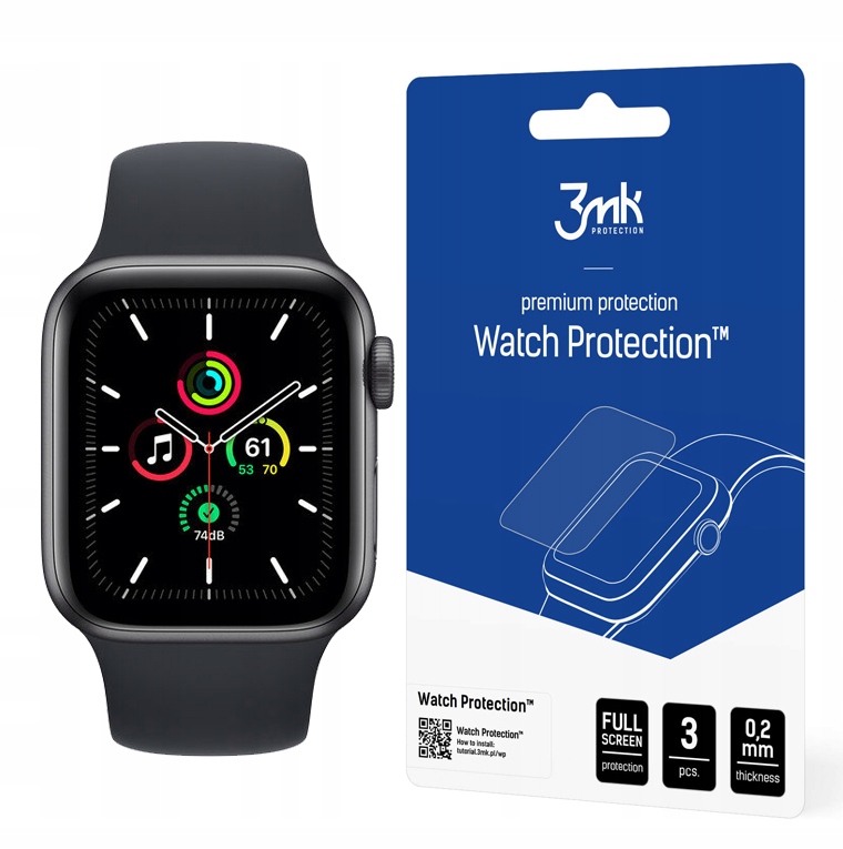 

3MK Folia Fs Arc do Apple Watch Se 2022 44mm