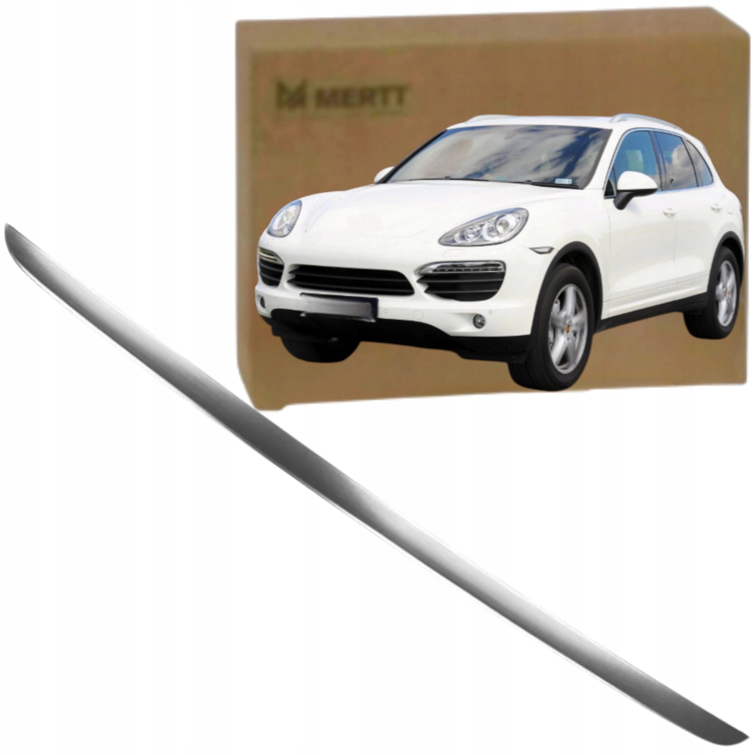 Lišta S Povrchovou Úpravou Víka Dveří Zavazadlového Prostoru Porsche Cayenne II 2010-2014