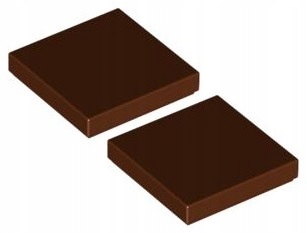 

Lego Płytka Płaska 2x2 Brązowy (3068/4271949) x2