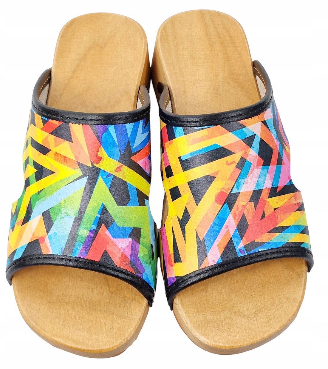 Drewniaki Damskie Medyczne Klasyczne Chodaki Odkryte Skórzane Trepy *39* Rozmiar 39