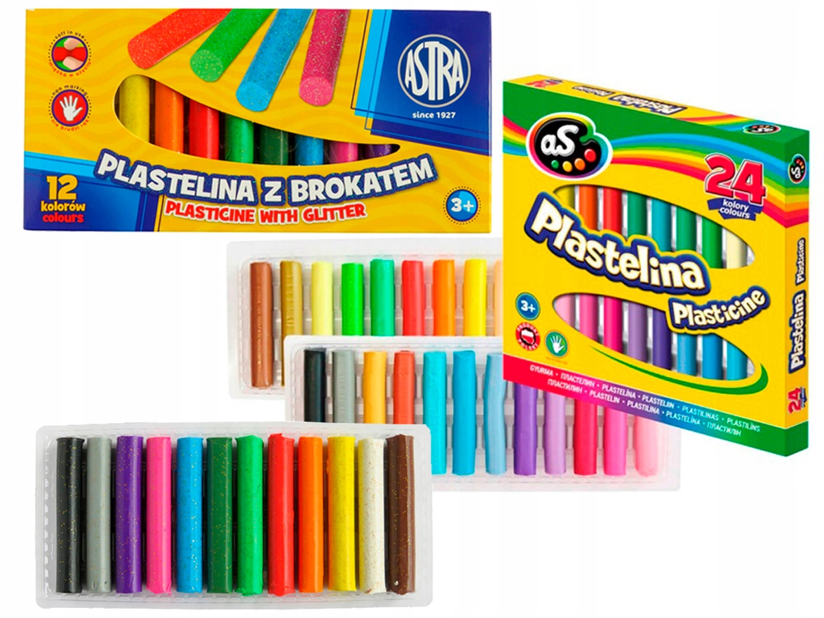 

Zestaw Plastelina Astra W Tym Brokatowa