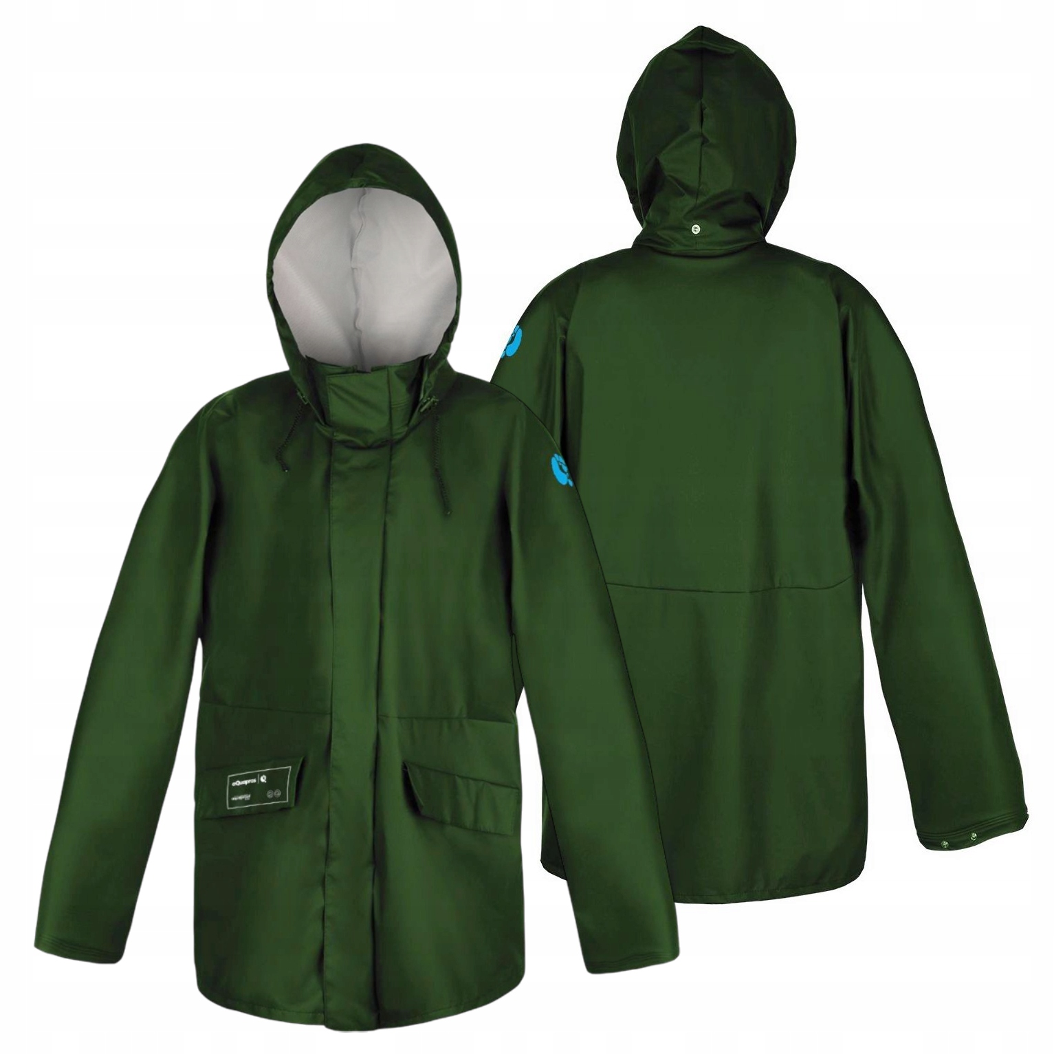 Kurtka Przeciwdeszcowa Wodoodporna Aquapros model 4083 Zielona 56/XL