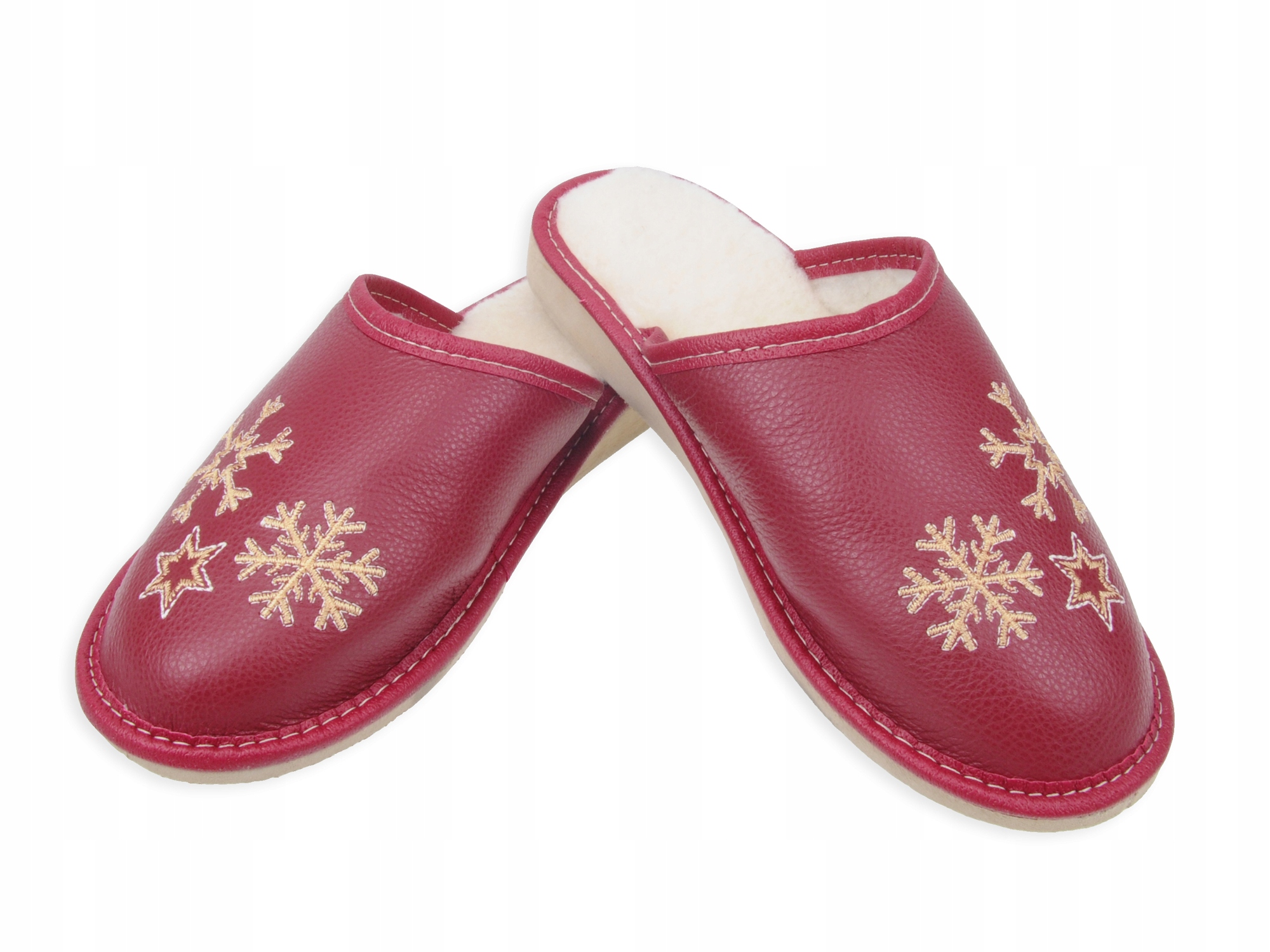 

Skórzane Ocieplane Laczki Papcie Damskie A9GW 39