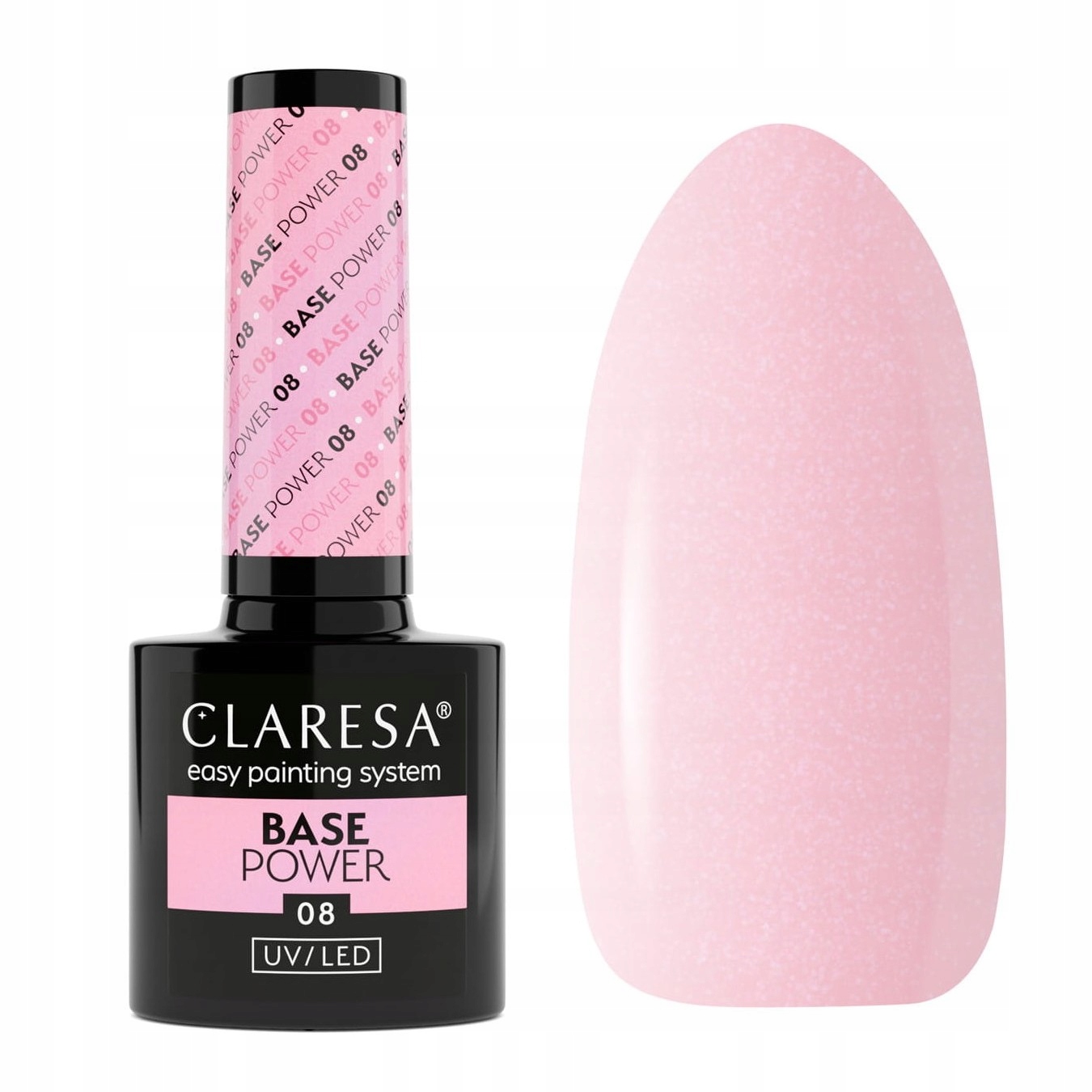 Claresa база Power гібрид безкислотний трояндовий з перламутром Lipgloss 08 — фото 10