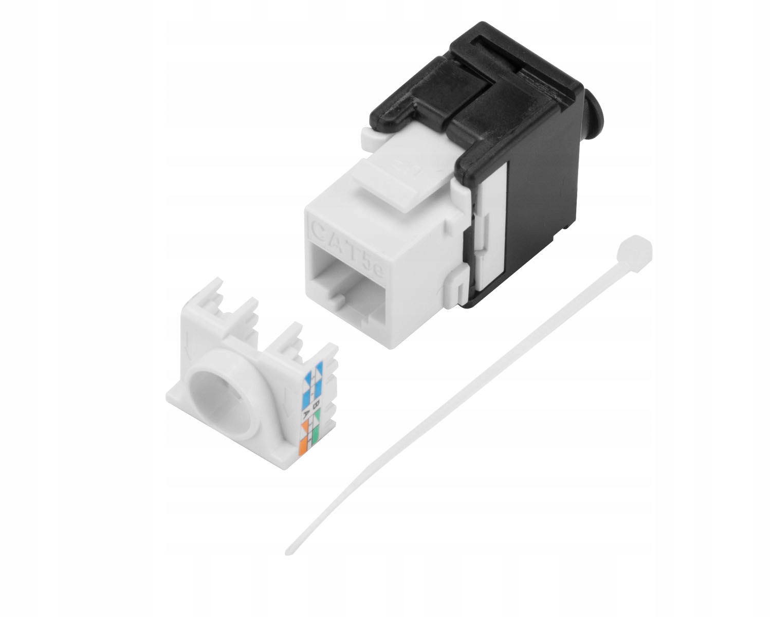 

Gniazdo keystone RJ45 kat.5E moduł beznarzędziowy
