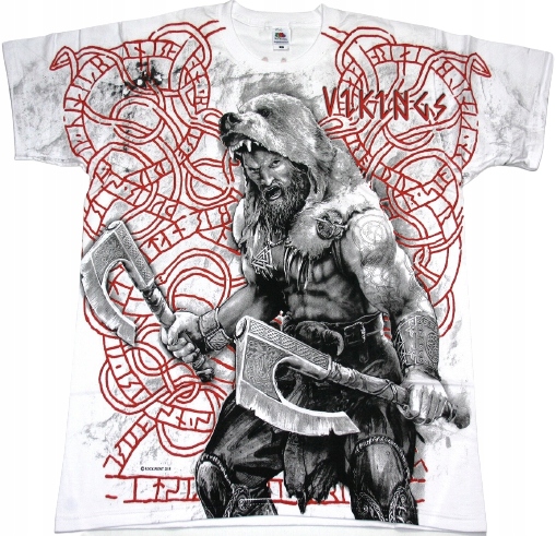

Koszulka Viking Beast * sitodruk Hd * rozmiar 3XL