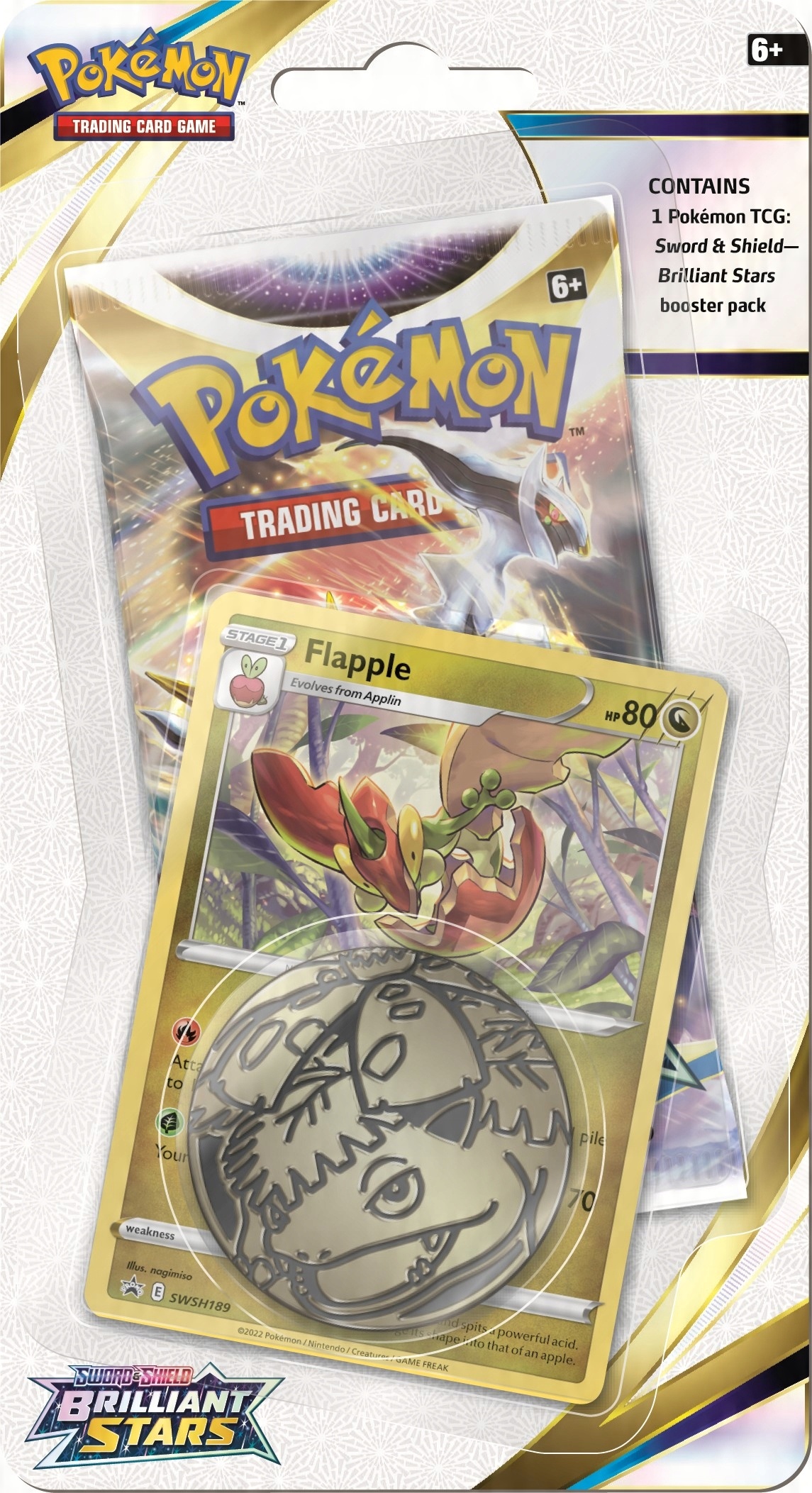 

Pokemon Tcg: 9.0 S&s Brilliant Stars Flapple