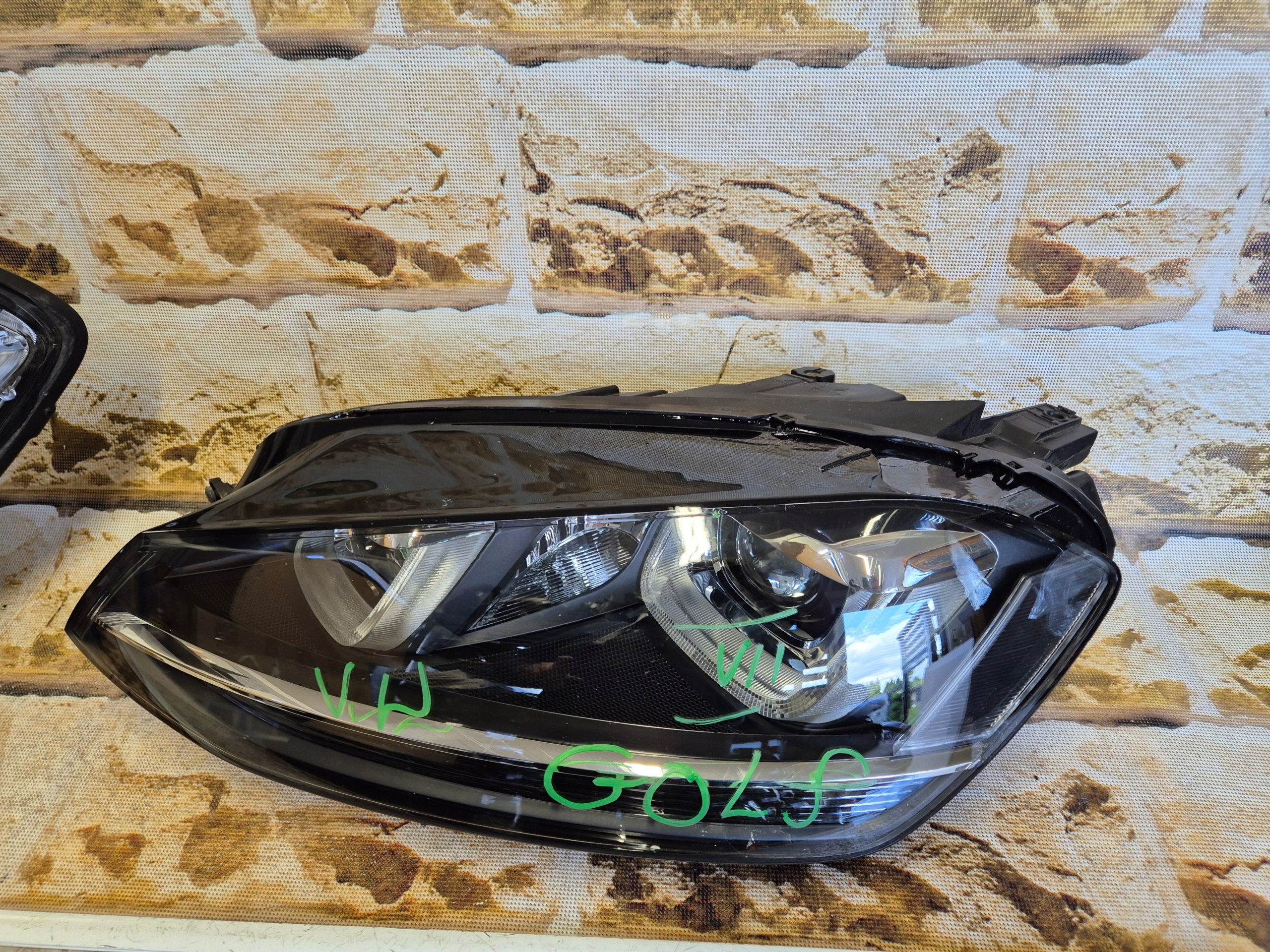 vw golf 7 VII 5g1 941751 xenon skrętny led na 3 moduły lewa lampa