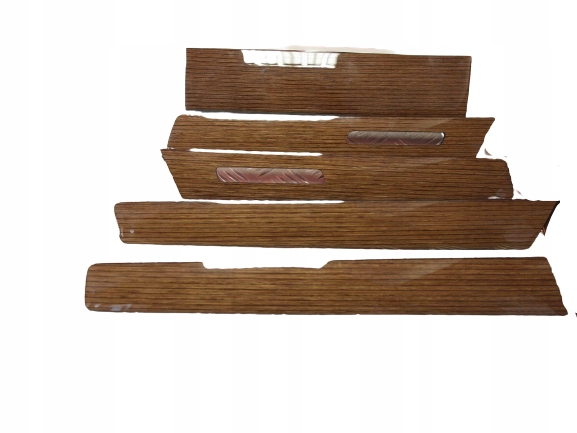 KOMPLET LISTWY DEKORY WNĘTRZA DREWNO VW TOUAREG 7P