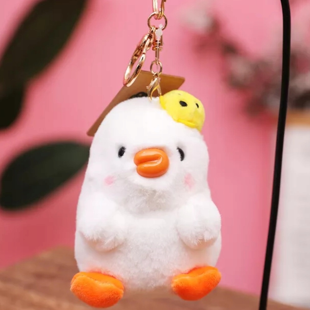 Breloczek maskotka słodki mały kurczaczek biały Marka inna