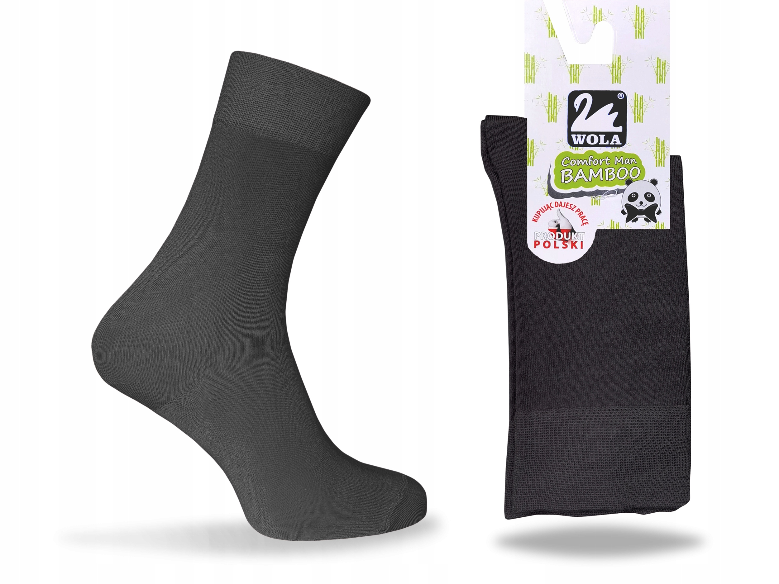 

Wola Bambus skarpetki męskie graphite G86, 42-44