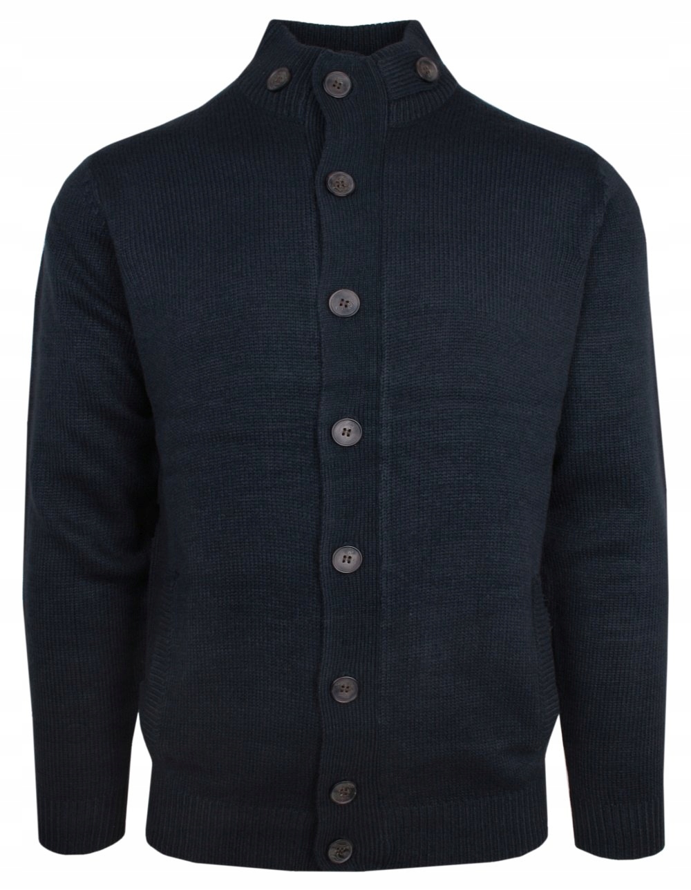 Rozpínací svetr Knoflíky Brave Soul Námořnická Modrá M