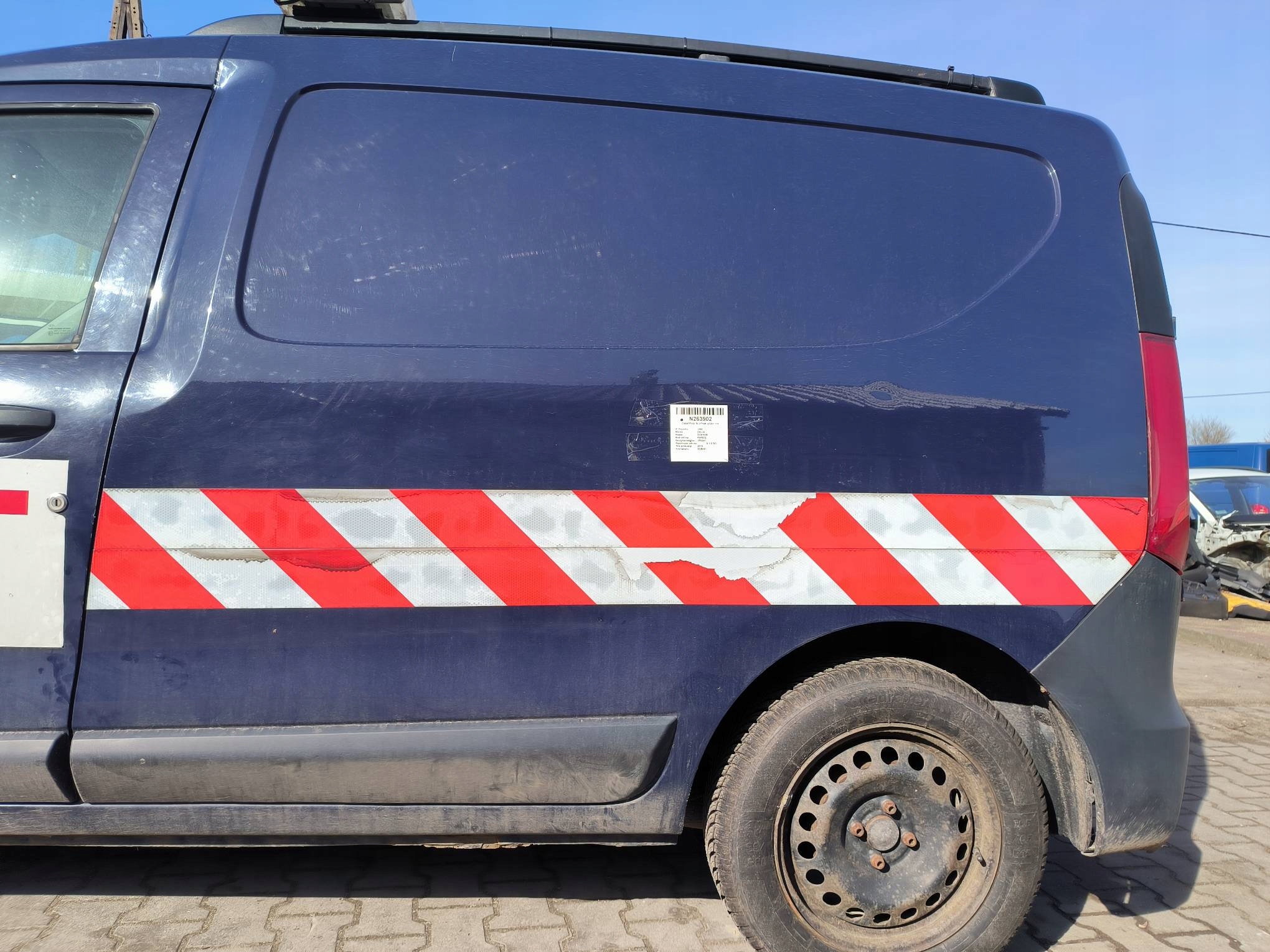quarter fender left rear part OVB42 DACIA DOKKER