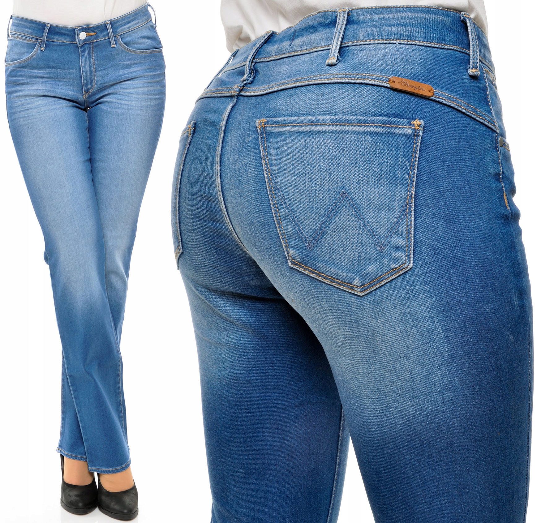 Wrangler kalhoty Blue regular Sara Narrow W28 L32